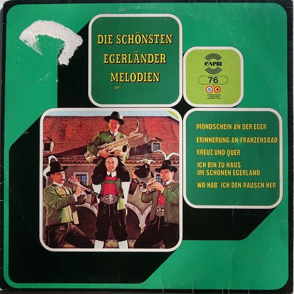 Die Egerländer, Alfons Zitz : Die Schönsten Egerländer Melodien (LP)