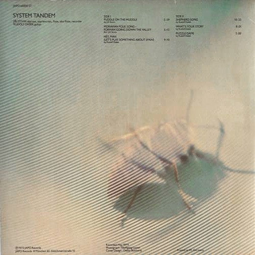 System Tandem Stivín & Dašek : System Tandem (LP, Album, Whi)