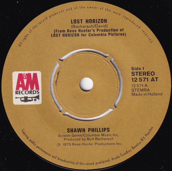 Shawn Phillips (2) : Lost Horizon (7", Single)