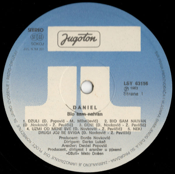 Daniel (8) : Bio Sam Naivan (LP, Album, RP, "3x)