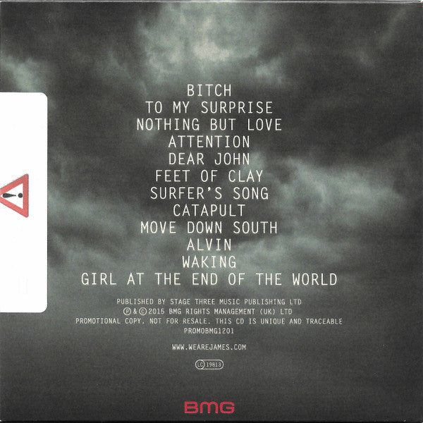 James : Girl At The End Of The World (CDr, Album, Num, Promo)
