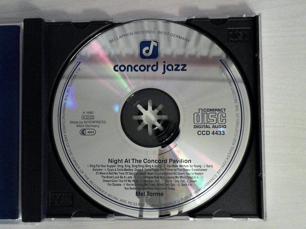 Mel Tormé : Night At The Concord Pavilion (CD, Album)