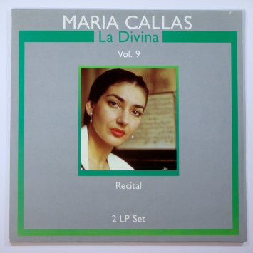 Maria Callas : La Divina Vol.9 Recital (2xLP, Comp)