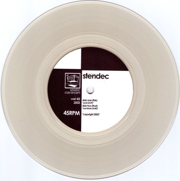 Stendec : Pyat / Auchinek (7", Single, Cle)