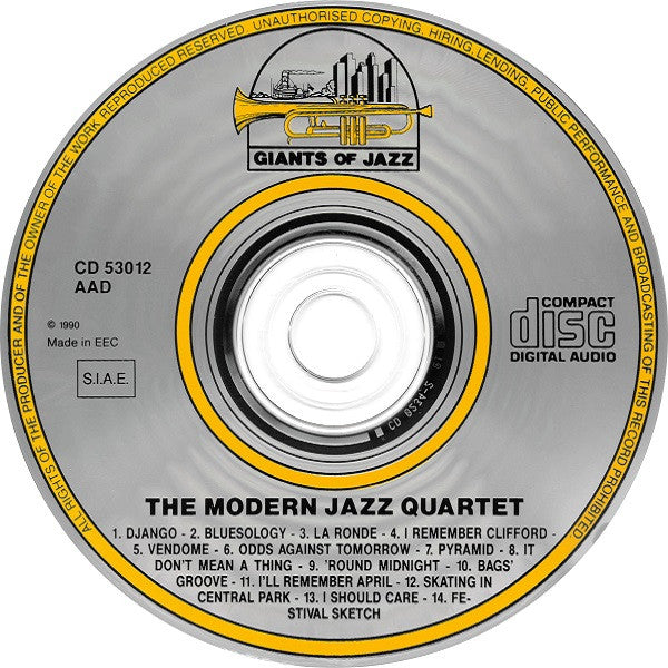 The Modern Jazz Quartet : Scandinavia, April 1960 (CD, Album)