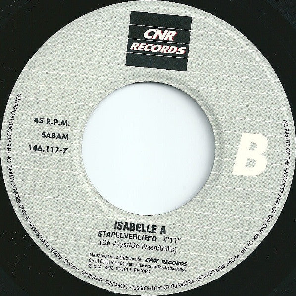 Isabelle A : Zeventien (7", Single)