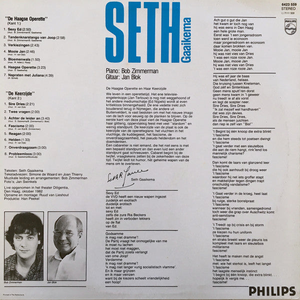 Seth Gaaikema : De Haagse Operette (LP, Album)