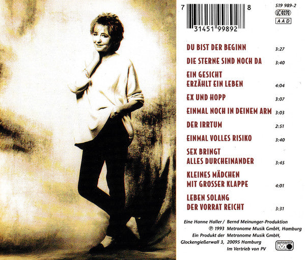 Hanne Haller : Immer Mittendrin (CD, Album)