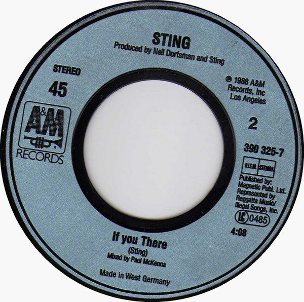 Sting : They Dance Alone (7", Single, Sid)