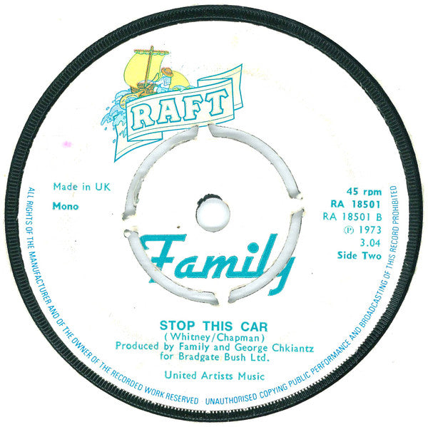Family (6) : Boom Bang (7", Single, Mono, Pus)