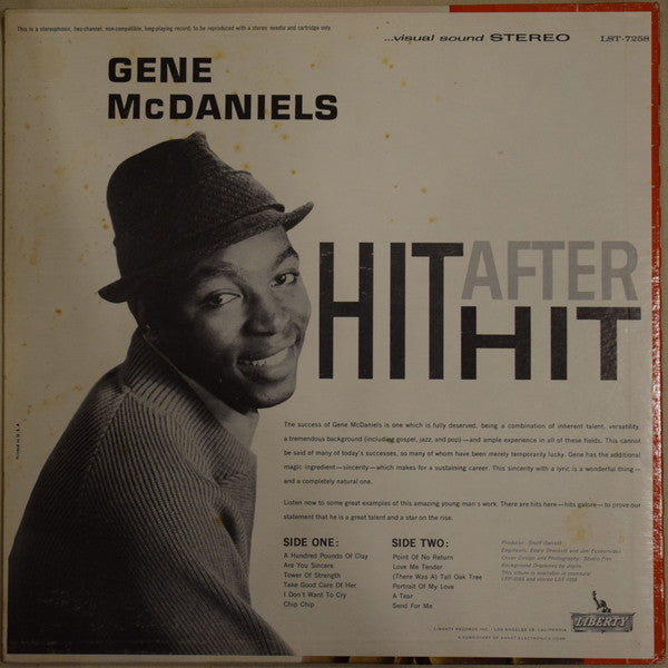 Eugene McDaniels : Hit After Hit (LP, Album)