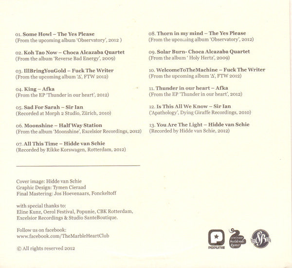 The Marble Heart Club : The Marble Heart Club (CD, Comp)