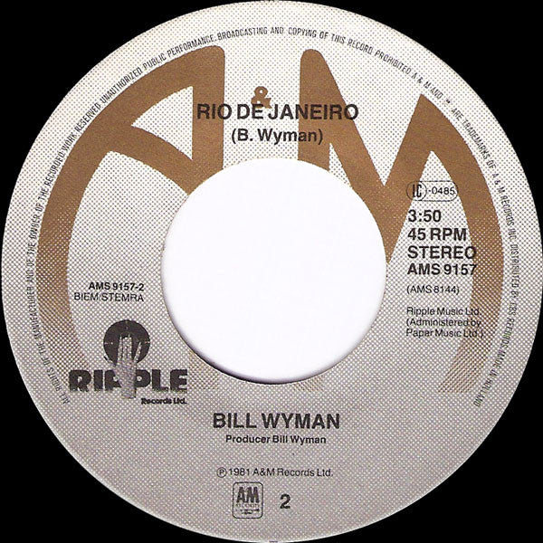 Bill Wyman : (Si Si) Je Suis Un Rock Star (7", Single)