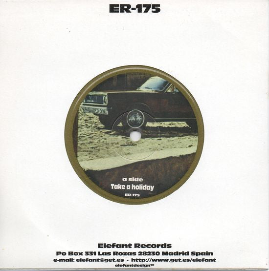 Orange Cake Mix : Take A Holiday (7", Single, Gol)