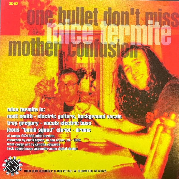 Mice Termite : One Bullet Don't Miss / Mother Confusion (7", Single, Blu)