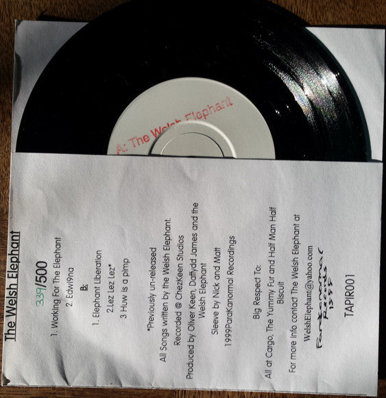 The Welsh Elephant : You Always Hurt The One You Love (The Bob Ferris) E.P (7", EP, Ltd, Num)