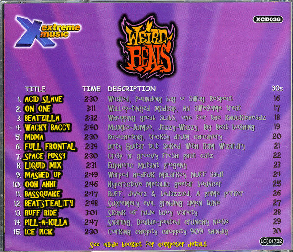 Various : Weird Beats (Off-Centre Boshbeatz & Nusckool Breaks) (CD)