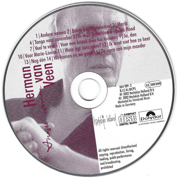 Herman van Veen : Andere Namen (CD, Album, RE)