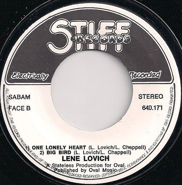 Lene Lovich : Say When (7", Single)