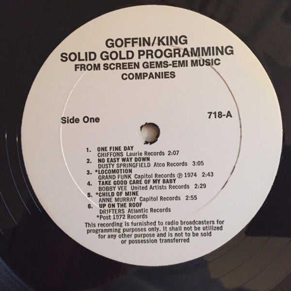 Goffin And King : Solid Gold Programming (2xLP, Comp, Promo, S/Edition)