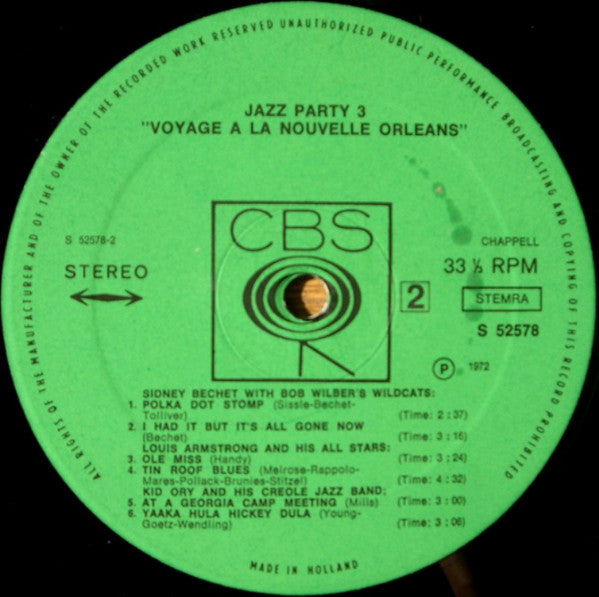Louis Armstrong, Sidney Bechet, Kid Ory : Voyage A La Nouvelle Orléans (LP, Comp)