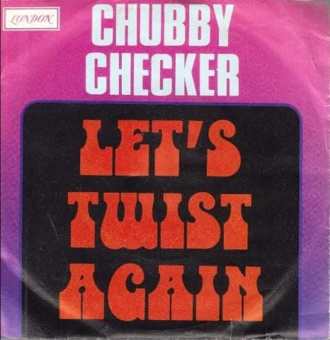 Chubby Checker : Let's Twist Again (7", Single)