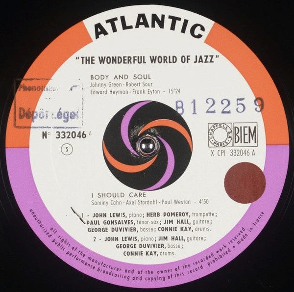 John Lewis (2) : The Wonderful World Of Jazz (LP, Album)