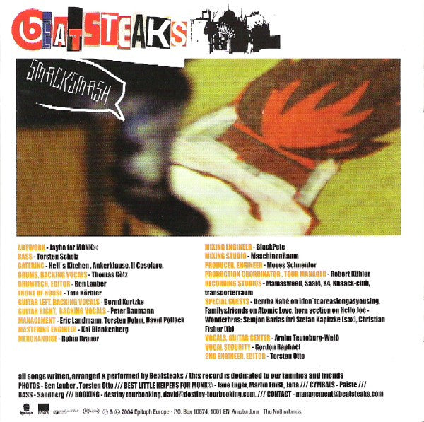 Beatsteaks : Smack Smash (CD, Album, Copy Prot.)