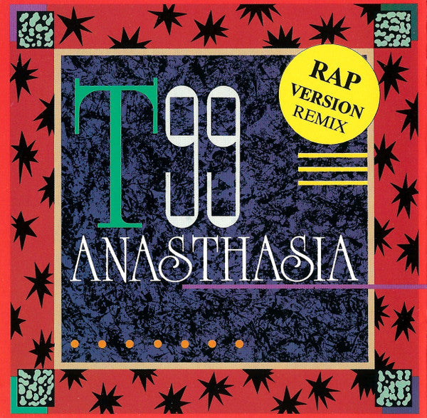 T99 : Anasthasia (Rap Version Remix) (CD, Maxi)