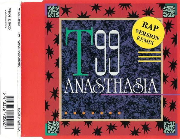 T99 : Anasthasia (Rap Version Remix) (CD, Maxi)
