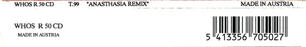 T99 : Anasthasia (Rap Version Remix) (CD, Maxi)