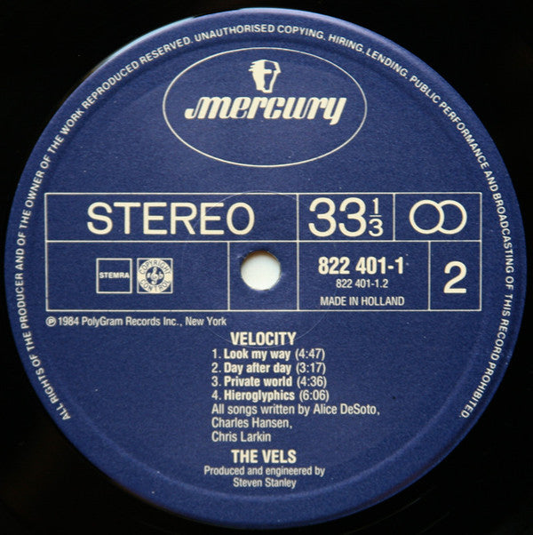 The Vels : Velocity (LP, Album)