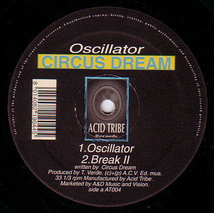 Circus Dream : Oscillator (12")