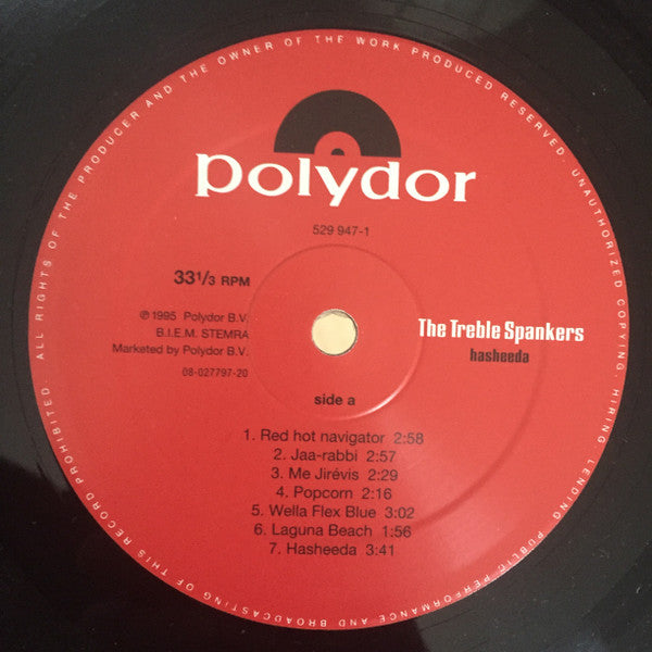 The Treble Spankers : Hasheeda (LP, Album)