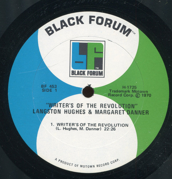 Langston Hughes & Margaret Danner : Writers Of The Revolution (LP, Album)