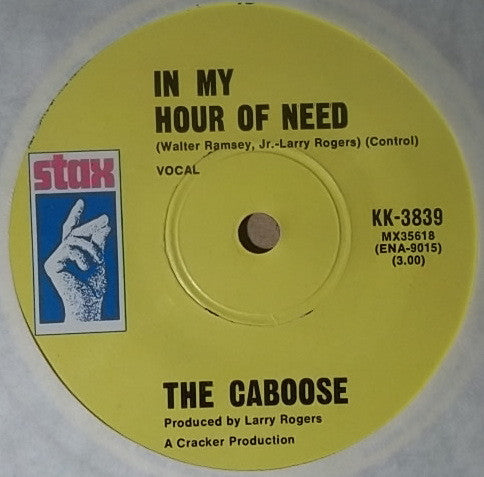 The Caboose : Black Hands, White Cotton / In My Hour Of Need (7", Single)