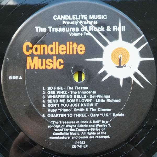 Various : Candlelite Music Inc., Proudly Presents...Treasures Of Rock N' Roll Volume 2, Hand Holders II (LP, Comp)
