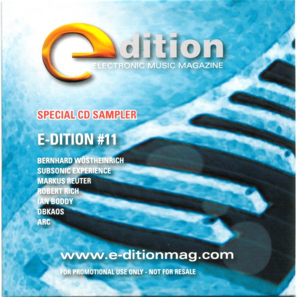 Various : Special CD Sampler E-dition #11 (CD, Comp, Promo, Smplr)