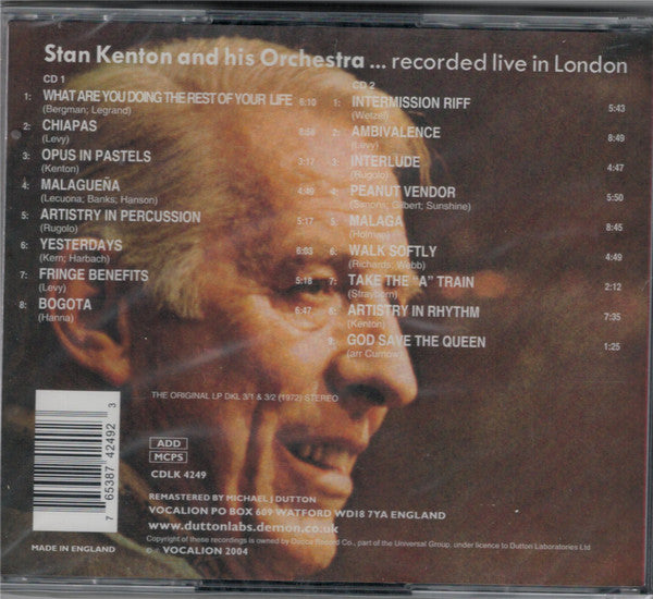 Stan Kenton And His Orchestra : Stan Kenton Today: Recorded Live In London (2xCD, Album, RE, RM)