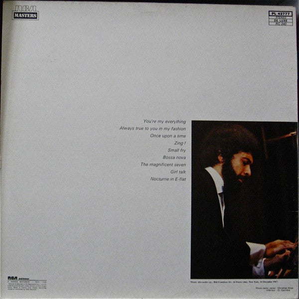 Monty Alexander : Zing ! (LP, Album, RE, Gat)