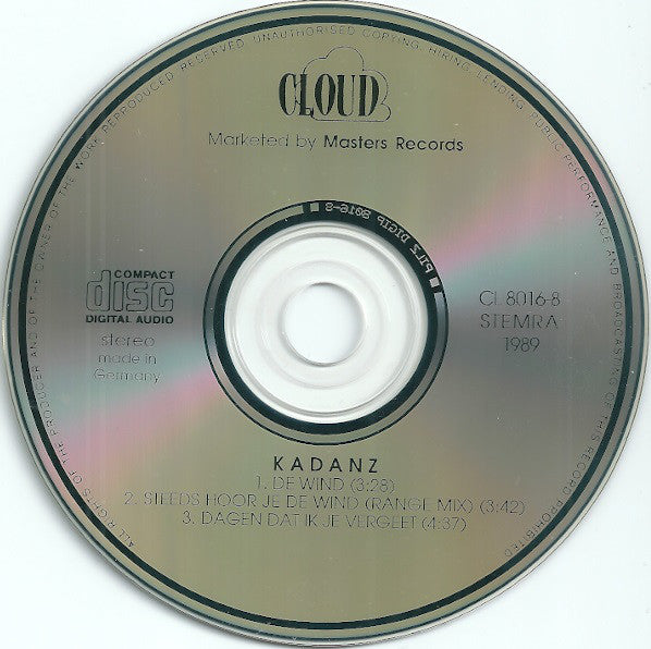 Kadanz : De Wind (CD, Maxi)