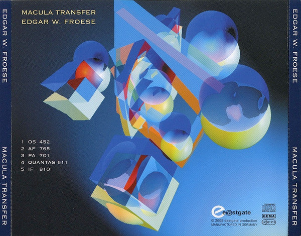 Edgar Froese : Macula Transfer (CD, Album)