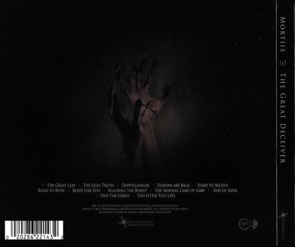 Mortiis : The Great Deceiver (CD, Album, Dig)