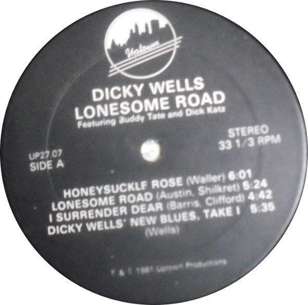 Dickie Wells : Lonesome Road (LP, Album)