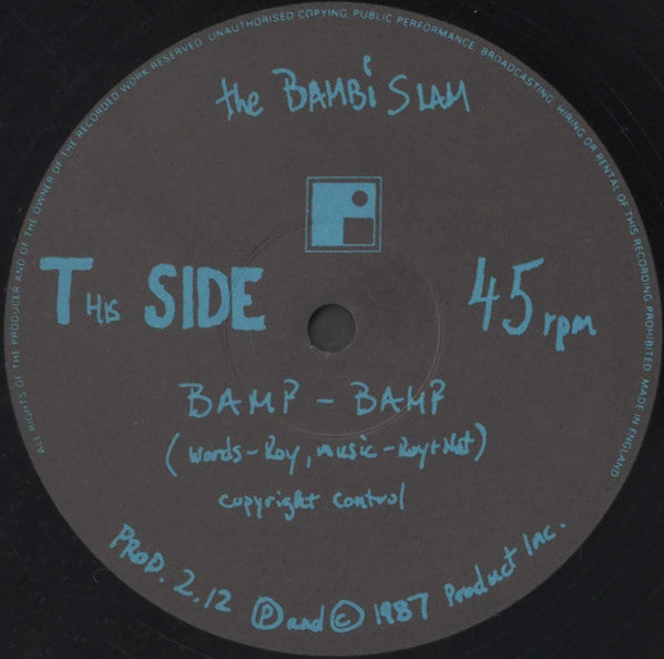 The Bambi Slam : Bamp - Bamp (12", Single)