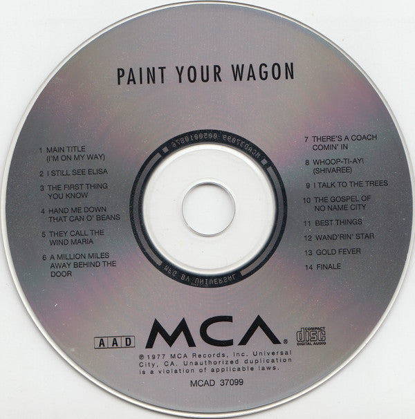 Various : Paint Your Wagon (Music From The Soundtrack) (CD, Album, RE)