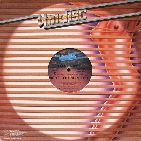 Nightlife Unlimited : Dance With Me (Remix) / Tell Me Why (12")