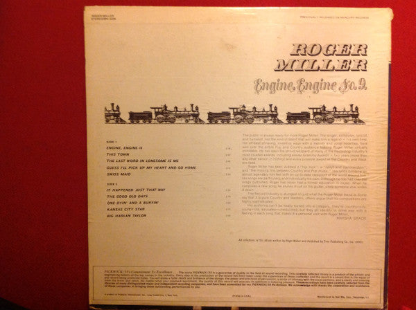 Roger Miller : Engine, Engine No. 9 (LP, Album, RE)