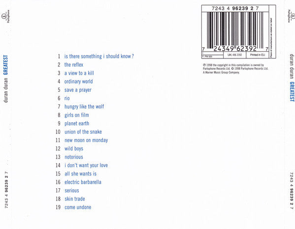 Duran Duran : Greatest (CD, Comp, RE)
