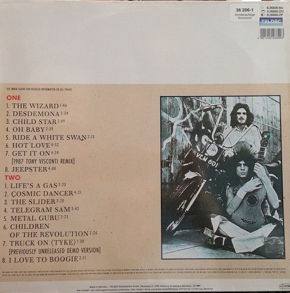 T. Rex / Marc Bolan : Cosmic Dancer (The Greatest Songs) (LP, Comp, Club, RM)